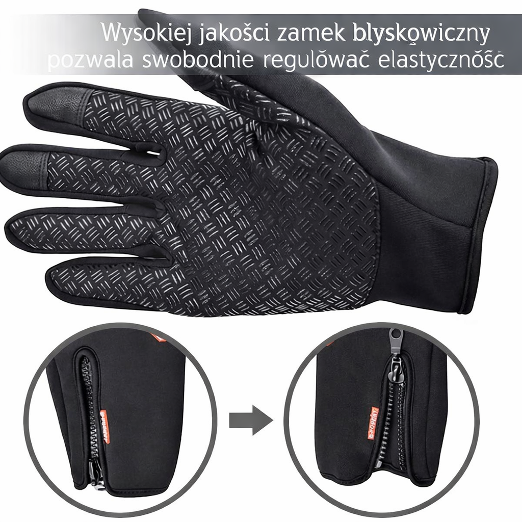 Zimowe rękawice ThermoForce™ z podszewką z polaru | Unisex | Ogrzewają dłonie w 5 sekund.