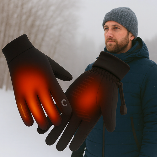 Zimowe rękawice ThermoForce™ z podszewką z polaru | Unisex | Ogrzewają dłonie w 5 sekund.