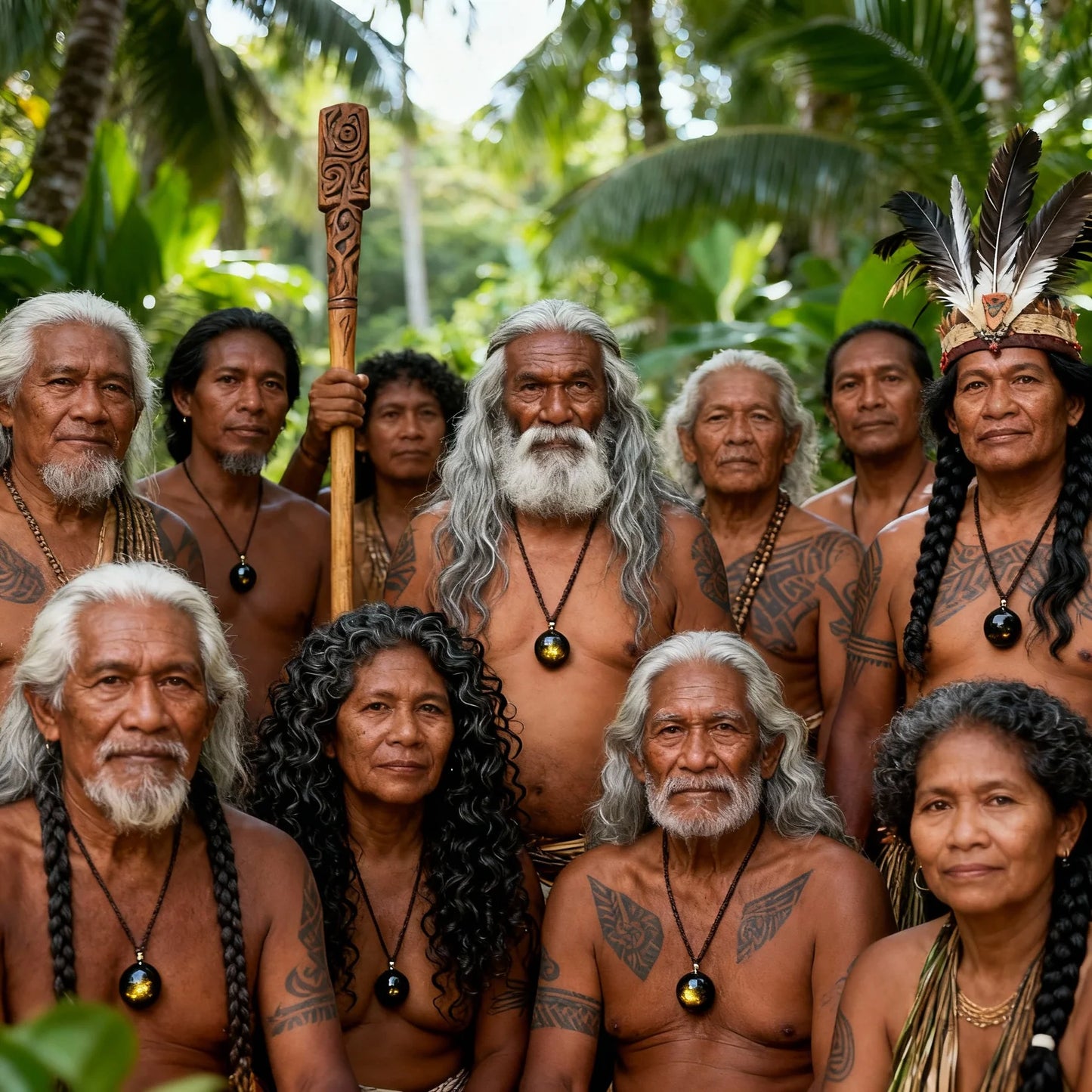 Colgante de obsidiana dorada “Keiko”